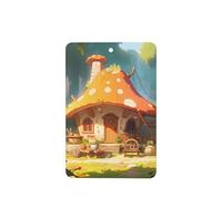 Poezjzw Ambientadores rectangulares con aroma a lavanda para coche, diseño de hongos, 4 tabletas de aromaterapia para armario y zapatos