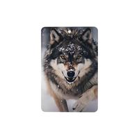Poezjzw Ambientadores rectangulares con aroma a lavanda para coche, diseño de lobos, 6 tabletas de aromaterapia para armario y zapatos