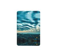 Poezjzw Ambientadores rectangulares con aroma a lavanda para coche, diseño de paisaje urbano, 6 unidades, tabletas de aromaterapia para armario, zapatero, eliminar