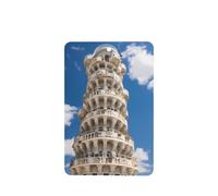Poezjzw Ambientadores rectangulares con aroma a lavanda para coche, diseño de torre inclinada de pisa, 4 tabletas de aromaterapia para armario y zapatos