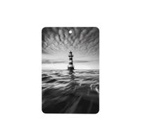 Poezjzw Ambientadores rectangulares con aroma a lavanda para coche, diseño de torres de baliza, 4 tabletas de aromaterapia para armario y zapatos