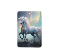 Poezjzw Ambientadores rectangulares con aroma a lavanda para coche, diseño de unicornios en la carrera, 4 tabletas de aromaterapia para armario y zapatos