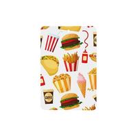 Poezjzw Ambientadores rectangulares con aroma a lavanda para coche, patrón de círculo de hamburguesa, 4 tabletas de aromaterapia para armario de zapatos, eliminar