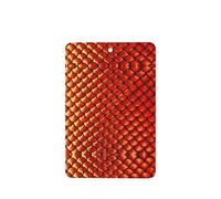 Poezjzw Ambientadores rectangulares con aroma a lavanda para coche, patrón de escamas de peces rojos, 4 tabletas de aromaterapia para armario, zapatero, eliminar