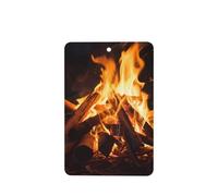 Poezjzw Ambientadores rectangulares con aroma a lavanda para coche, patrón de fuego abierto, 6 unidades, tabletas de aromaterapia para armario y zapatos