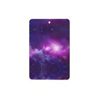 Poezjzw Ambientadores rectangulares con aroma a lavanda para coche, patrón de galaxia púrpura y azul, 4 tabletas de aromaterapia para armario de zapatos