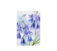 Poezjzw Ambientadores rectangulares con aroma a lavanda para coche, patrón de lirio de los valles, 4 tabletas de aromaterapia para armario y zapatos