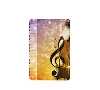 Poezjzw Ambientadores rectangulares con aroma a lavanda para coche, patrón de música abstracta, 4 tabletas de aromaterapia para armario, zapatero, eliminar