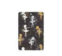 Poezjzw Ambientadores rectangulares con aroma a lavanda para coche, patrón de plumas bailando, 6 unidades, tabletas de aromaterapia para armario de zapatos, elimina