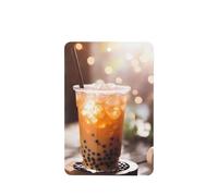 Poezjzw Ambientadores rectangulares con aroma a lavanda para coche, patrón de té con leche, 4 tabletas de aromaterapia para armario y zapatos