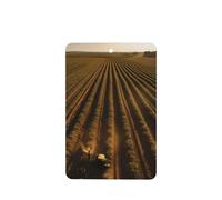 Poezjzw Ambientadores rectangulares con aroma a lavanda para coche, patrón de tierra de esperanza, 6 tabletas de aromaterapia para armario y zapatos