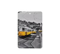 Poezjzw Ambientadores rectangulares con aroma a lavanda para coche, patrón de tren de ciudad, 4 unidades, tabletas de aromaterapia para armario, zapatero, eliminar