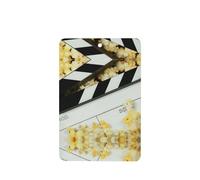 Poezjzw Ambientadores rectangulares con aroma a lavanda para coche, tablilla de cine y patrón de palomitas de maíz, 4 tabletas de aromaterapia para armario, zapatero, eliminar