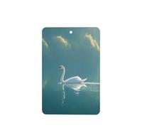 Poezjzw Ambientadores rectangulares con aroma a lavanda, patrón de río ganso medio, 4 unidades, tabletas de aromaterapia para armario y zapatos