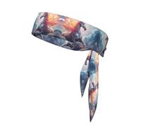 Poezjzw Bandana de piel colorida con estampado de unicornio, bandana multideportiva, unisex, el mejor equipo deportivo unisex para yoga, correr, ciclismo, gimnasio