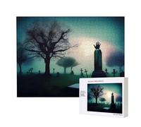 Poezjzw Black Zombie Hands - Rompecabezas clásico para adultos, 500 piezas, rompecabezas de madera, decoración moderna del hogar, juego intelectual, 52 x 38 cm