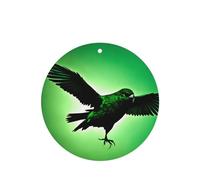 Poezjzw Bluebird - Ambientadores para coche, diseño de alas extendidas, 4 unidades, forma redonda, para colgar, tabletas de aromaterapia, ambientadores perfumados para dormitorio y baño