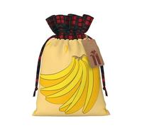 POEZJZW Bolsa de regalo con cordón de plátano de dibujos animados, bolsa de aperitivos, bolsa de caramelos, perfecta para celebraciones, Navidad, cumpleaños, fiestas, etc