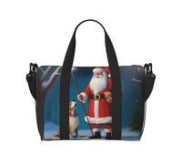 Poezjzw Bolsa de viaje de viaje para cumpleaños, anciano y perro, bolsa de equipaje de mano, resistente al agua, bolsa de fin de semana, bolsa plegable, Negro -, Talla única