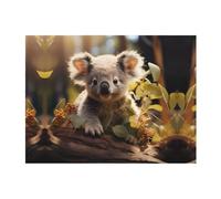 POEZJZW Bonita manta de franela con patrón de plantas de koala, ligera y cómoda, ultrasuave, cálida, de microforro polar, para cama, sofá, sala de estar, 80 x 60 pulgadas