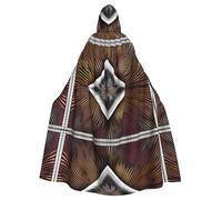 POEZJZW Disfraz de túnica con capucha con patrón de abstracción matemática para adultos, hombres y mujeres, sudaderas con capucha de Navidad, disfraces de cosplay