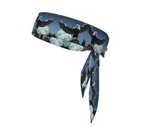 Poezjzw Eagle Under The Stars - Bandana con estampado de estrellas, bandana multideportiva, unisex, el mejor equipo deportivo unisex para yoga, correr, ciclismo, gimnasio