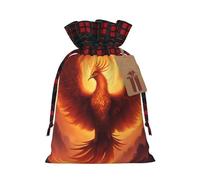POEZJZW Hermosa bolsa de regalo con cordón de Phoenix, bolsa de aperitivos, bolsa de caramelos, perfecta para celebraciones, Navidad, cumpleaños, fiestas, etc