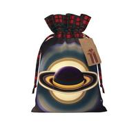 POEZJZW Hermosa bolsa de regalo Saturn con cordón, bolsa de aperitivos, bolsa de caramelos, perfecta para celebraciones, Navidad, cumpleaños, fiestas, etc