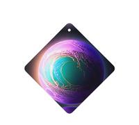Poezjzw Hot Planet - Ambientadores para coche, 4 unidades, cuadrados, para colgar en tabletas de aromaterapia, ambientadores perfumados para dormitorio y baño