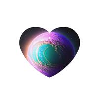 Poezjzw Hot Planet - Ambientadores para coche, 4 unidades, en forma de corazón, para colgar, aromaterapia, ambientadores perfumados para dormitorio y baño