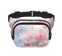Poezjzw La riñonera cuadrada con ramo de flores es adecuada para viajes, deportes al aire libre y ciclismo. Es adecuada tanto para hombres como para mujeres