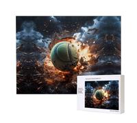 Poezjzw Lightning Fever Tennis - Rompecabezas clásico para adultos, 500 piezas, rompecabezas de madera moderno para decoración del hogar, juego intelectual, 52 x 38 cm