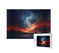 Poezjzw Liquefied Clouds2 - Rompecabezas de madera de 300 piezas para adultos, decoración del hogar, decoración del hogar, 15.7 x 11 pulgadas