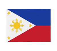 POEZJZW Manta de franela con patrón de bandera de Filipinas de 60 x 50 pulgadas, manta de felpa súper suave para sofá, cama, sofá, campamento y viajes