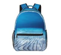 POEZJZW Paris Tower - Mochila informal con diseño de la Torre de París, mochila escolar, bolsa de viaje para el día de las mujeres y deportes, azul claro, Taille unique