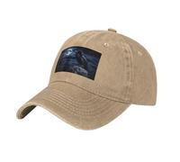 POEZJZW Raven in The Night - Gorra de béisbol ajustable para hombre y mujer, unisex, color negro, natural, Talla única