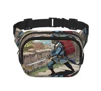 Poezjzw Riñonera de viaje con espada para gatos, adecuada para correr, ciclismo y aventuras al aire libre, almacenar teléfonos móviles y tarjetas de crédito, Negro -, Talla única