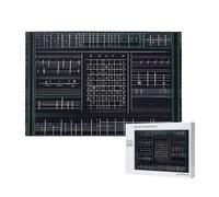 Poezjzw Rompecabezas clásico de 1000 piezas de símbolos de palabras matemáticas para adultos, rompecabezas de madera, decoración moderna del hogar, juego intelectual, 75 x 50 cm