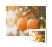 Poezjzw Rompecabezas de madera de mandarina para adultos, 500 piezas, para familia, amigos, decoración del hogar, arte de pared, 50.4 x 38.1 cm