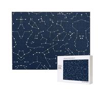 Poezjzw Rompecabezas de madera que brillan en la oscuridad para adultos, 500 piezas, para familia, amigos, decoración del hogar, arte de pared, 20.4 x 15 pulgadas