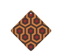 Poezjzw Shining Overlook - Ambientadores para coche, 4 unidades, cuadrados, para colgar en tabletas de aromaterapia, ambientadores perfumados para dormitorio y baño