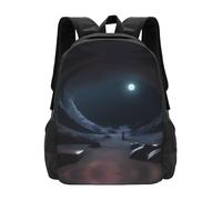 POEZJZW Spectral Abyss - Mochila para portátil con diseño de abismo para enfermera, elegante, viajes, escuela, libros, mochilas casuales