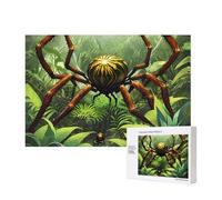 Poezjzw Spiders In The Woods - Rompecabezas clásico para adultos, 300 piezas, rompecabezas de madera moderno para decoración del hogar, juego intelectual, 40 x 28 cm