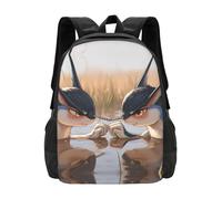 POEZJZW Spiky Beast In Water - Mochila para laptop con diseño de bestia en el agua, para enfermera, elegante, viajes, escuela, libros, mochilas casuales