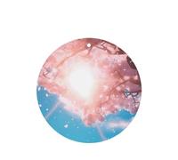 Poezjzw Sunshine Under The Trees - Ambientadores para coche, 6 unidades, forma redonda, para colgar en tabletas de aromaterapia, ambientadores perfumados para dormitorio y baño