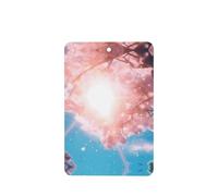 Poezjzw Sunshine Under The Trees - Ambientadores para coche, 6 unidades, rectangulares, para colgar en tabletas de aromaterapia, ambientadores perfumados para dormitorio y baño