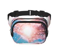 Poezjzw Sunshine Under The Trees - Riñonera de viaje adecuada para correr, ciclismo y aventuras al aire libre, almacenar teléfonos móviles y tarjetas de crédito, color negro, talla única, Black, Talla