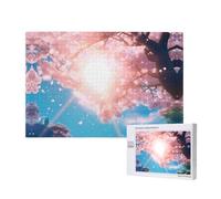 Poezjzw Sunshine Under The Trees - Rompecabezas clásico para adultos, 1000 piezas, rompecabezas de madera moderno para decoración del hogar, juego intelectual, 75 x 50 cm