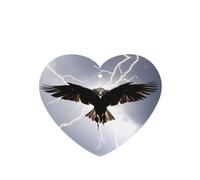 Poezjzw Thunderbird - Ambientadores para coche, 6 unidades, en forma de corazón, para colgar, aromaterapia, ambientadores perfumados para dormitorio, armario, zapatos