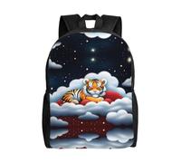 POEZJZW Tiger Cubs In The Clouds - Mochila para portátil con diseño de cachorros de tigre para enfermera, elegante, viajes, escuela, libros, mochilas casuales